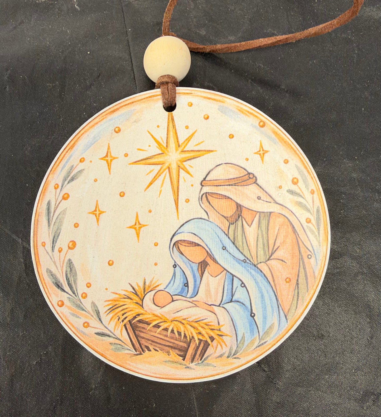 Mary, Joseph, and Jesus Ornament
