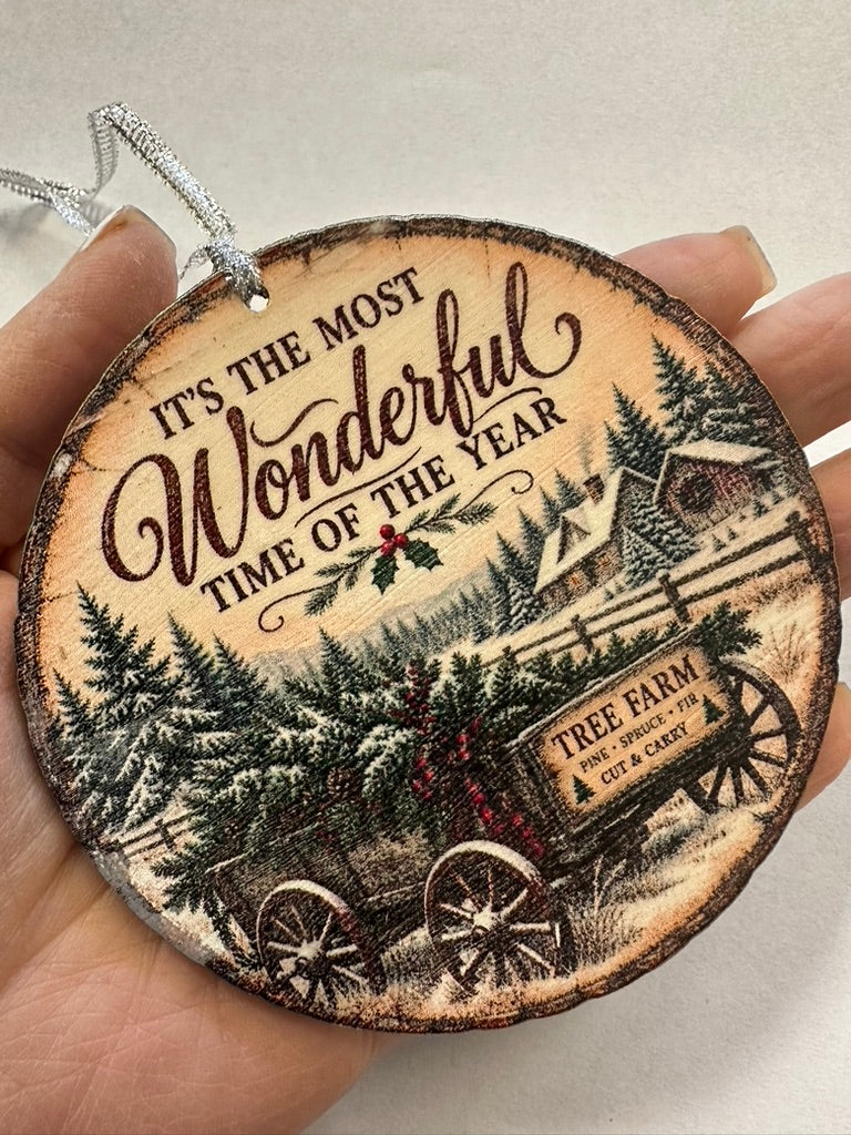 It's The Most Wonderful Time Of The Year Ornament