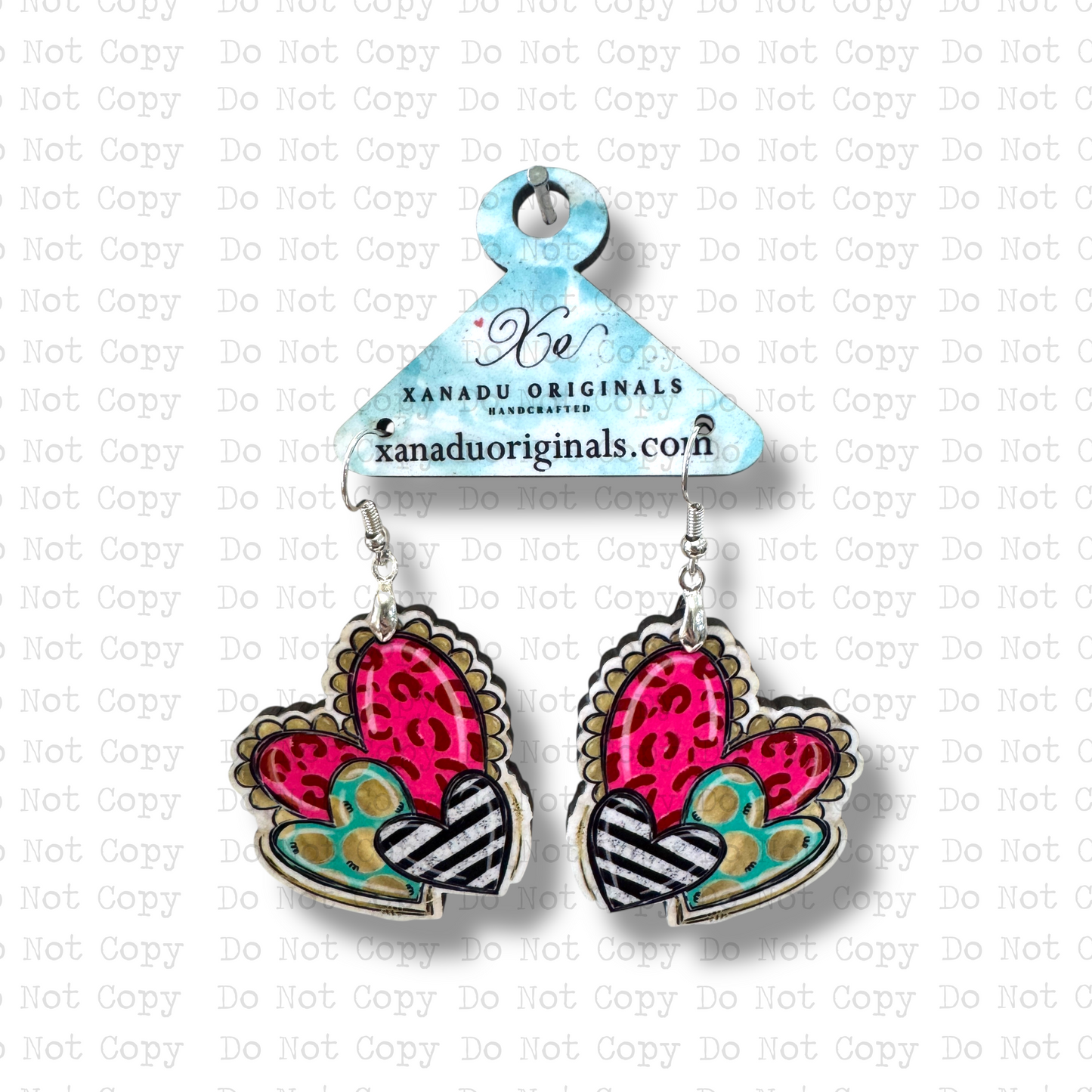 Bright Heart Trio Earrings