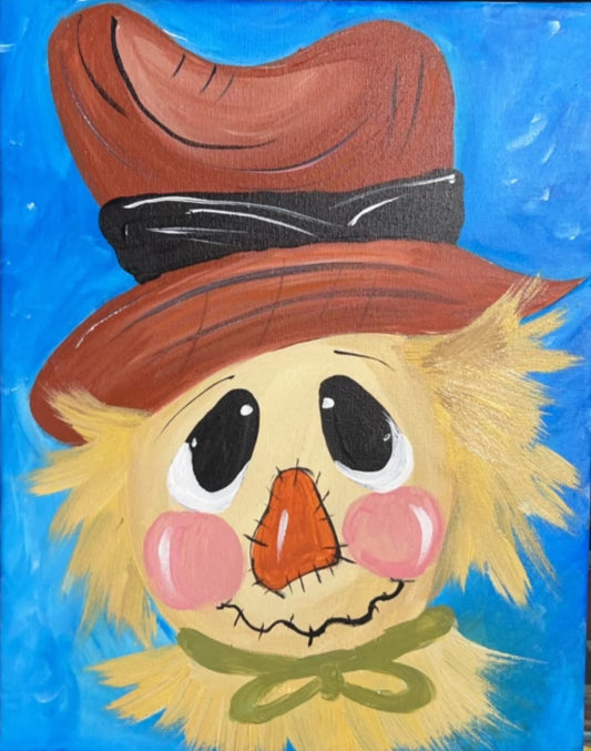 Fall Scarecrow Painting Class  $35  8-24-24  10:00-12:00
