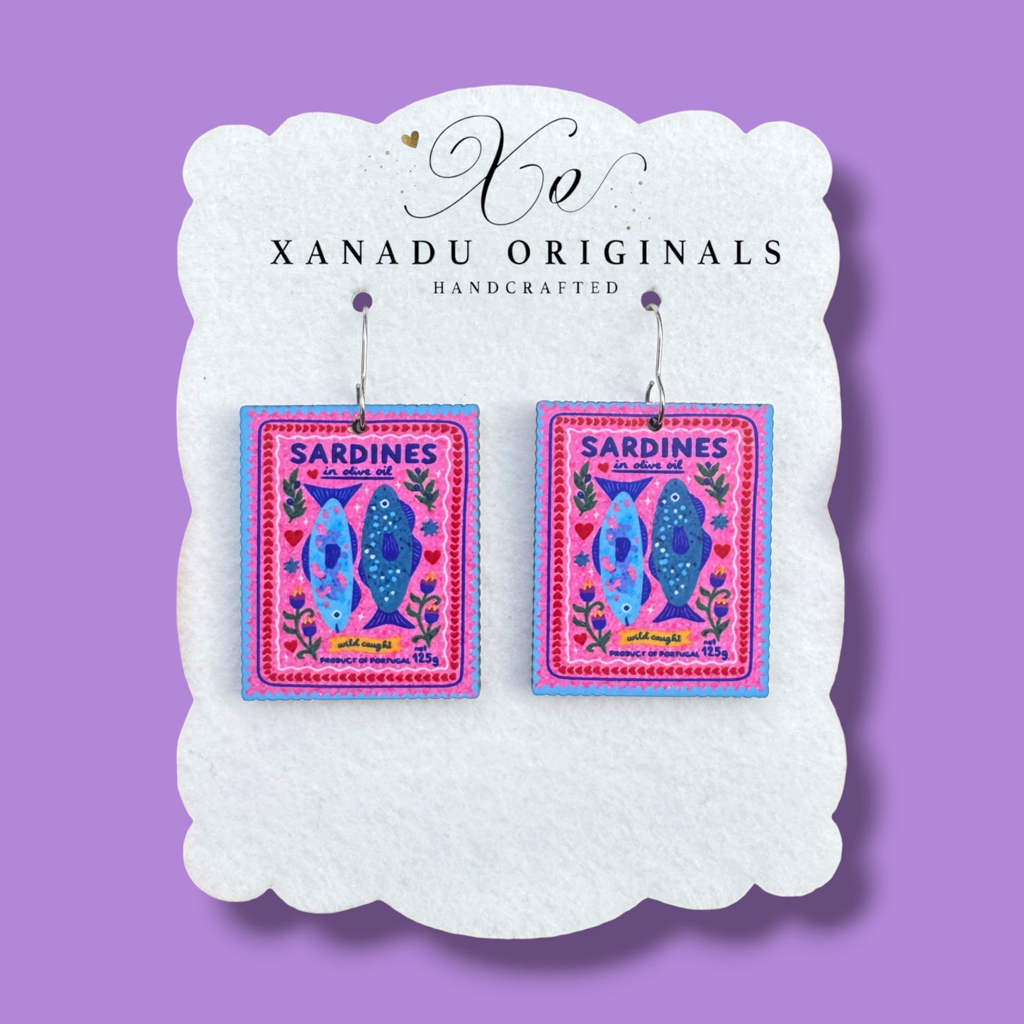 Sardines In Olive Oil Earrings