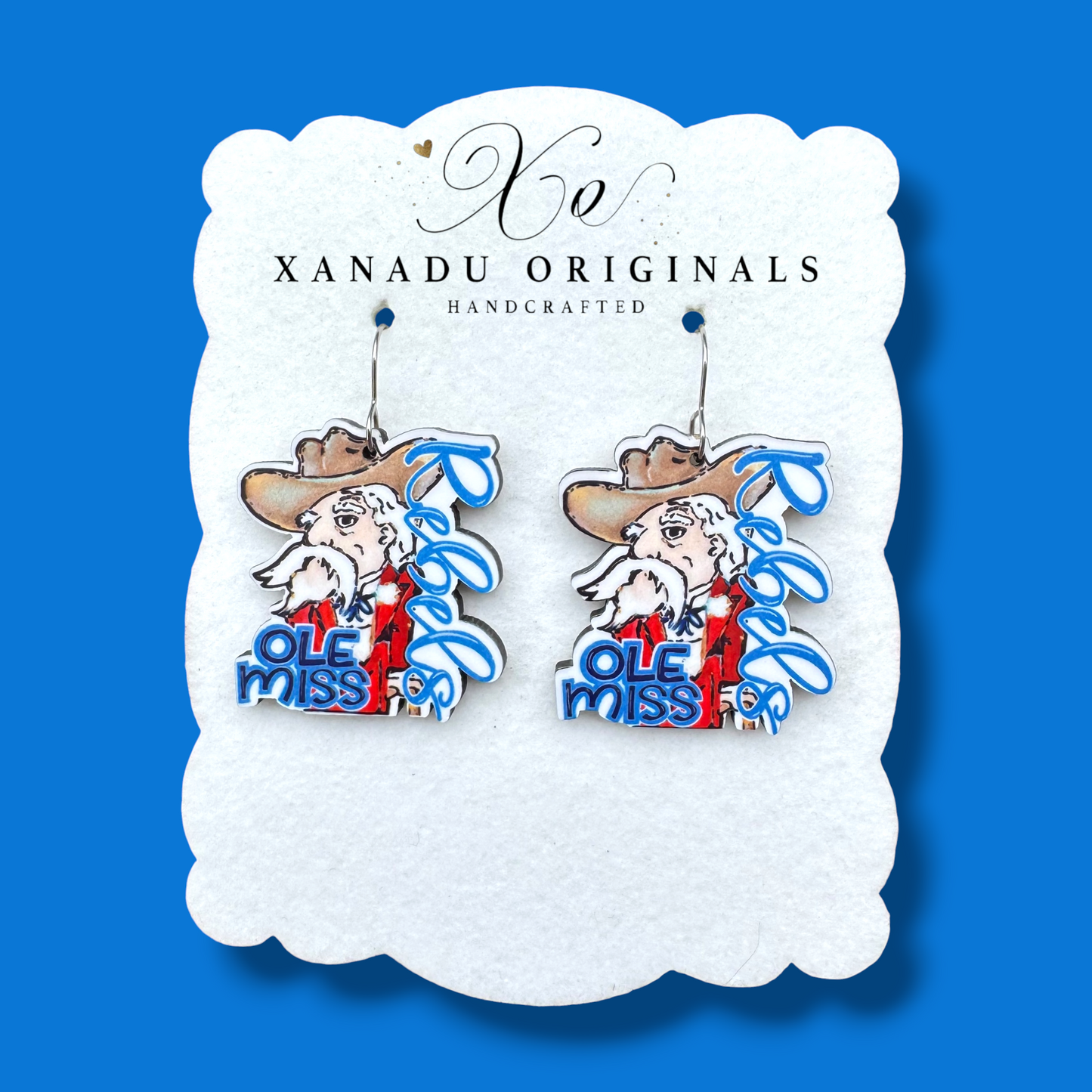 Painted OM Rebels Earrings