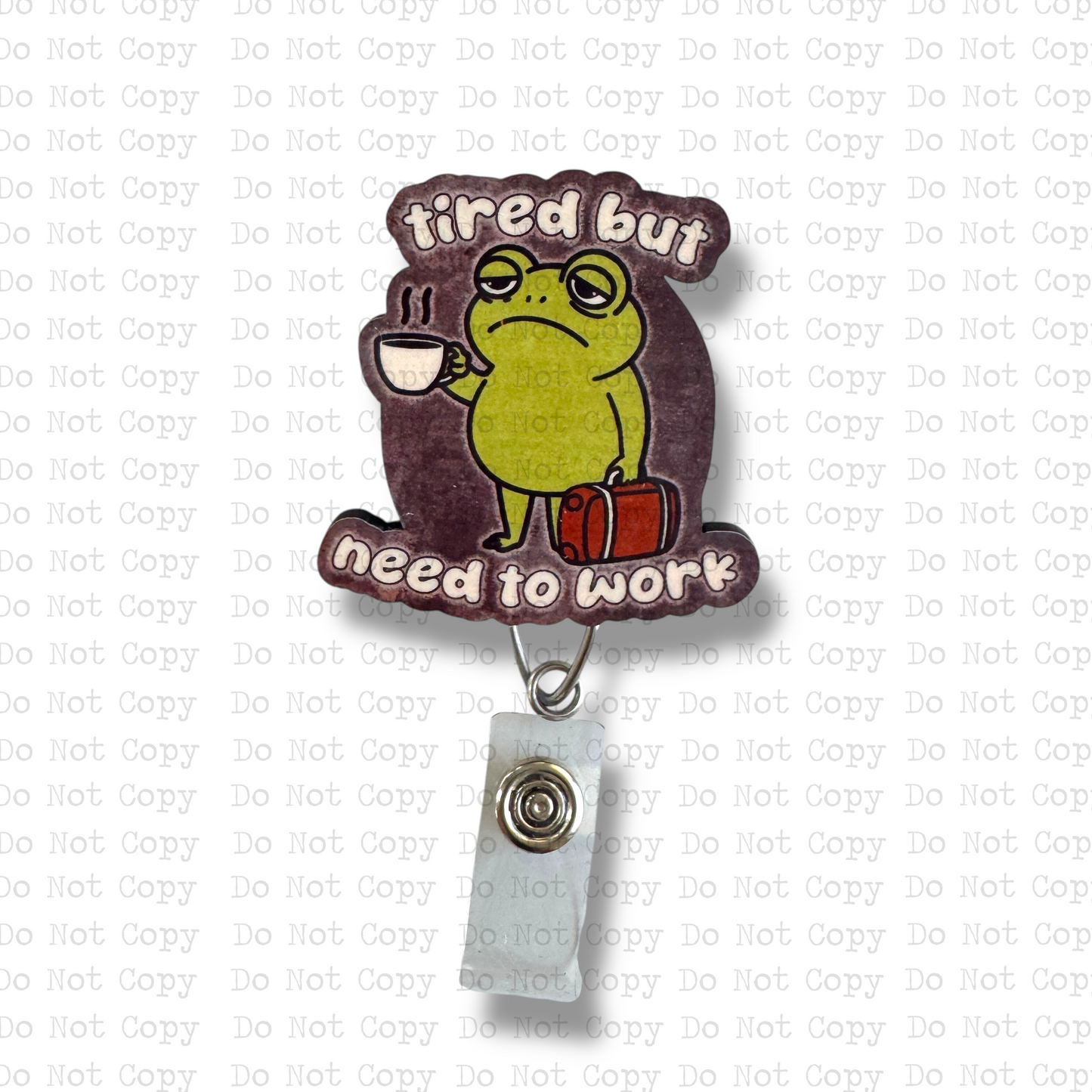 Need To Work Interchangeable Badge Button with Reel Option