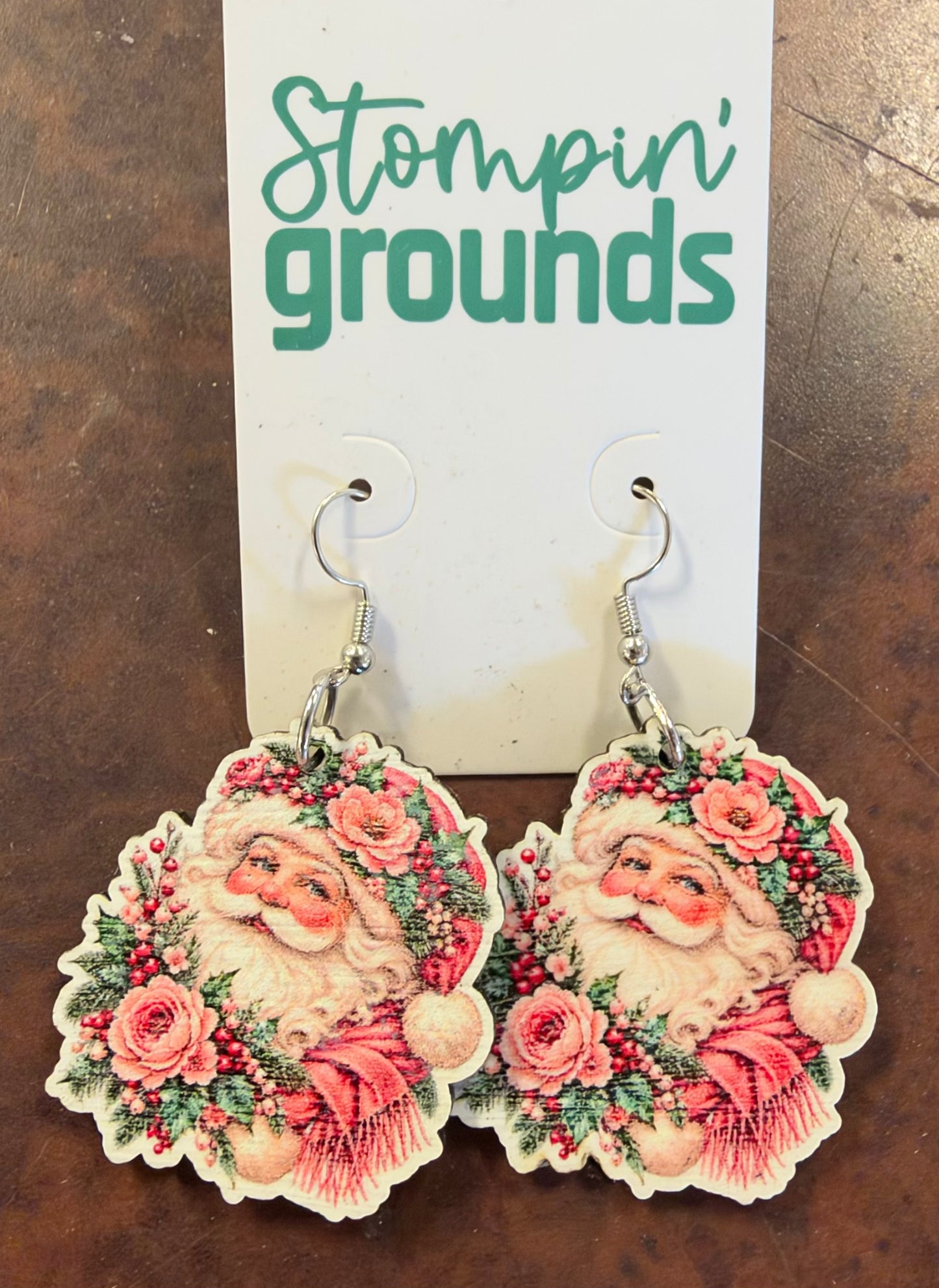 Santa Earrings