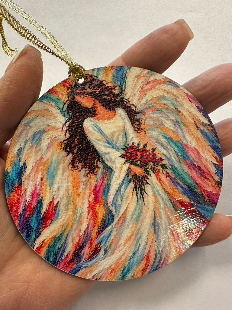 Colorful Angel Ornament