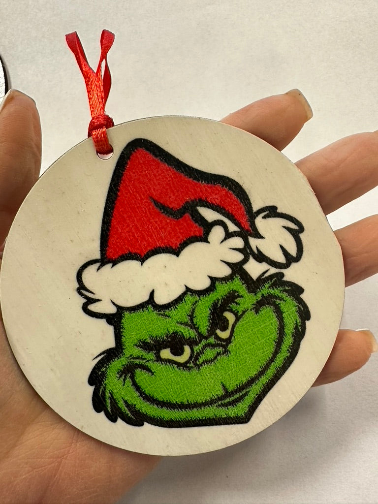 Christmas Green Monster Ornament