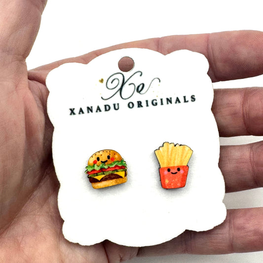 STUD Burger Fries With Post