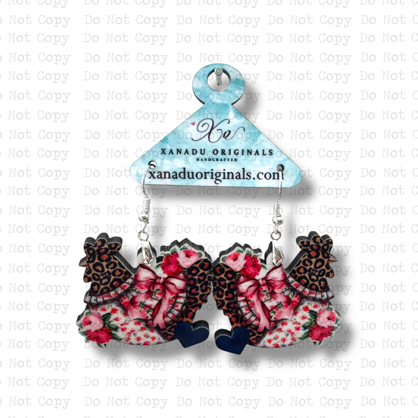 Rosie Leopard Hen Earrings