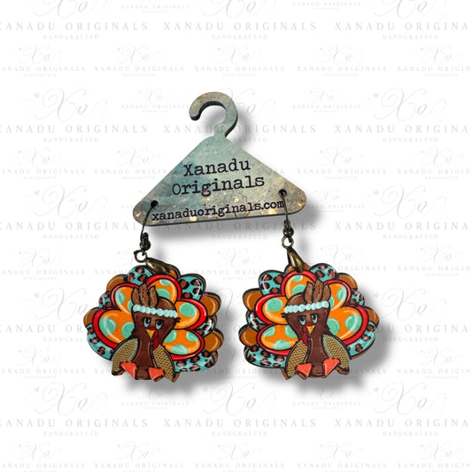 Hippie Turkey Earrings