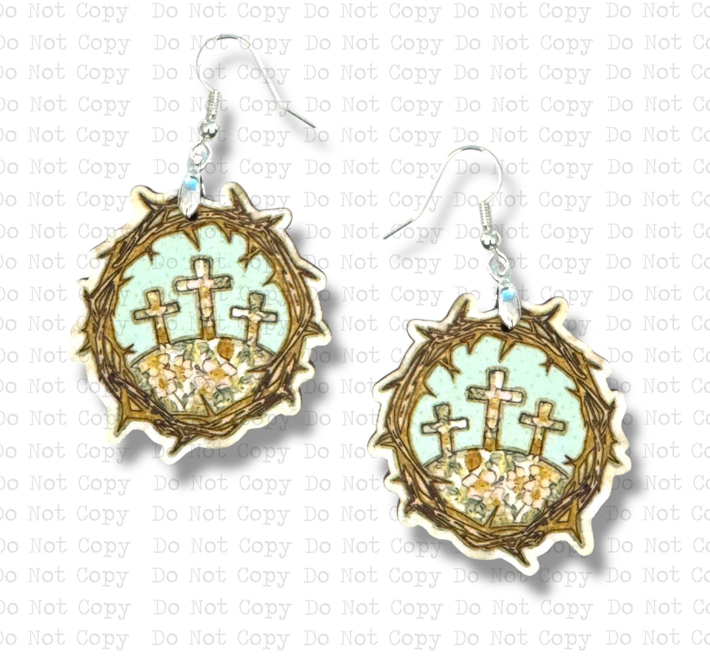 Crown of Thorns Pastel Earrings
