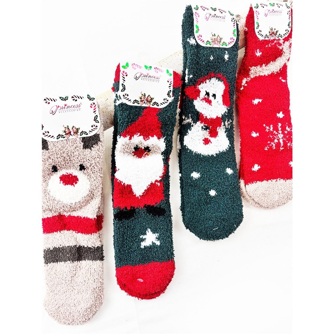 Cozy Christmas Winter Plush Socks