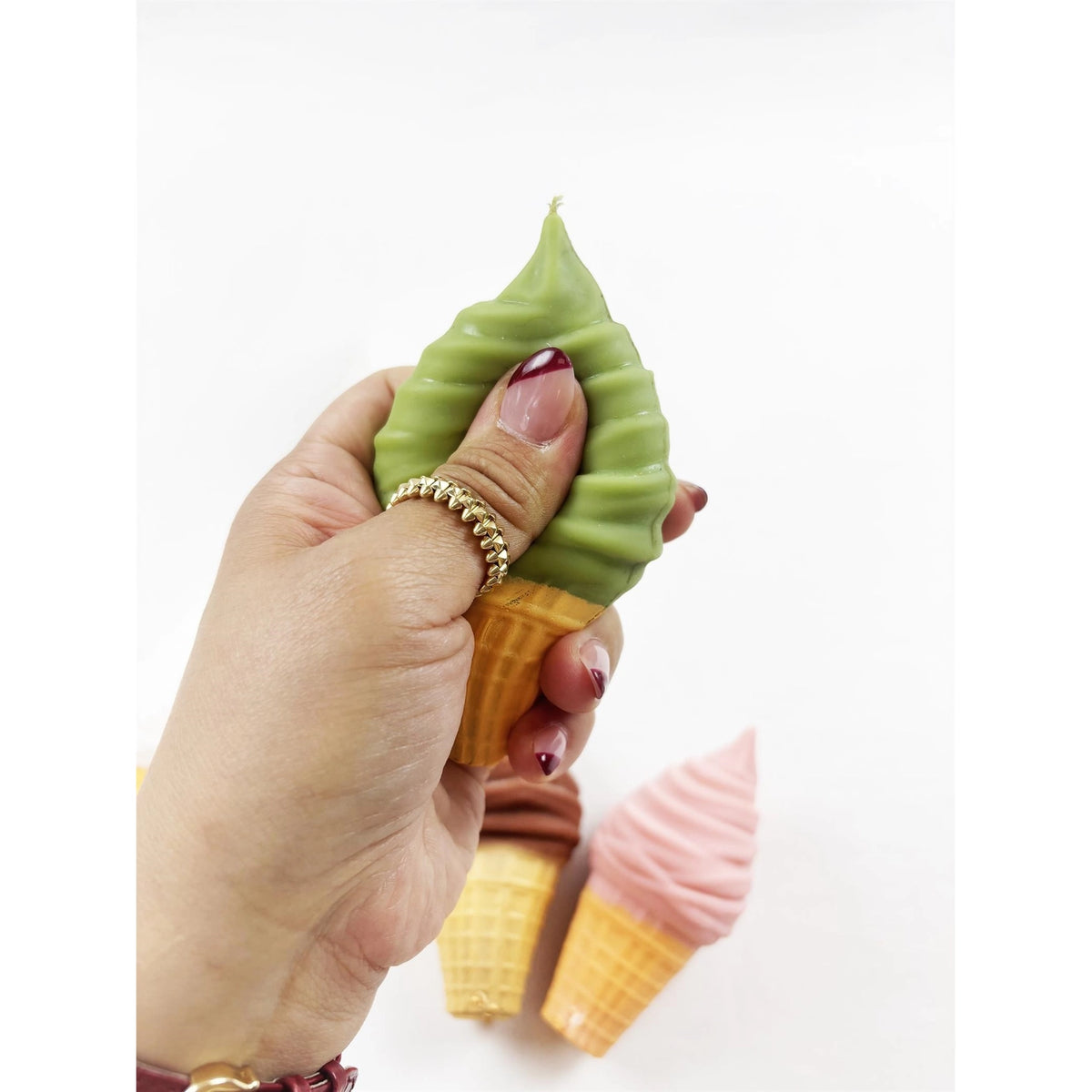 Crunchy Ice Cream Cone Squishy Toy