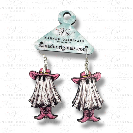Boujee Cowgirl Ghost Earrings