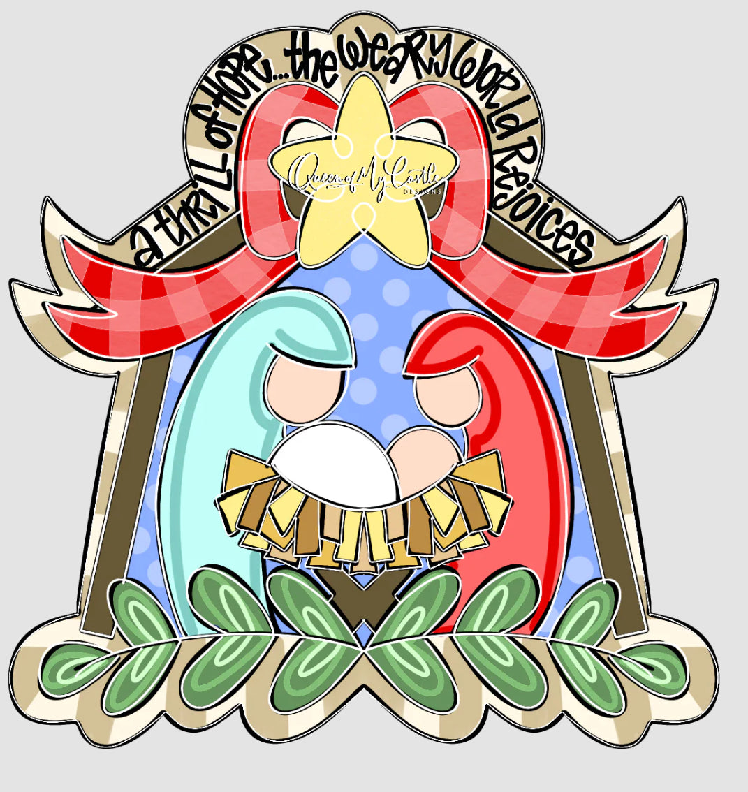 Nativity Door Hanger Painting Class $50 11-15-25 4:00-6:00