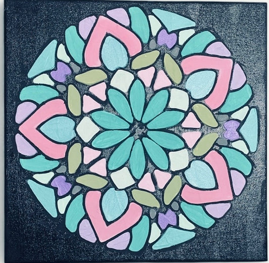 Textured Mandela Painting Class $35 10-23-25 6:00-8:00
