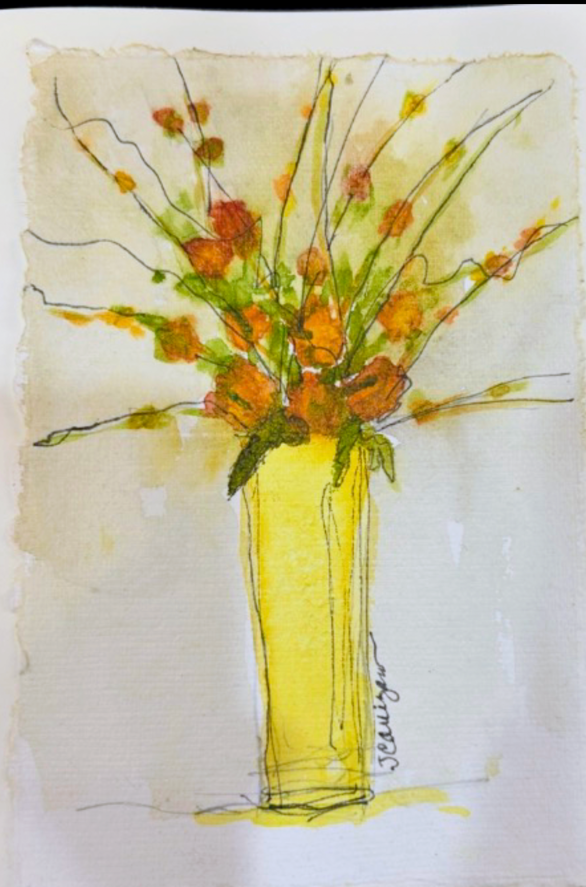 Floral Watercolor Class $45 8-31-26 6:00-8:00