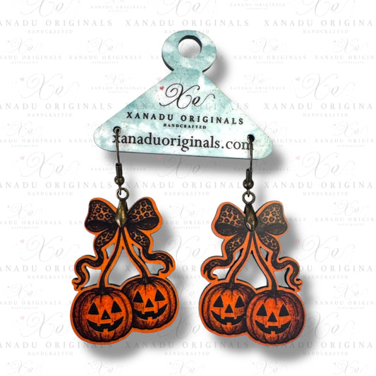 Coquette Pumpkin Earrings