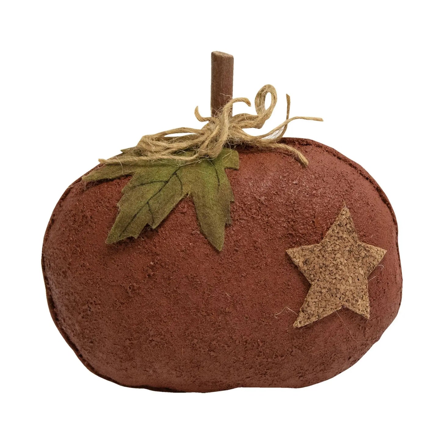 Orange Pumpkin Decorative Tabletop with Star