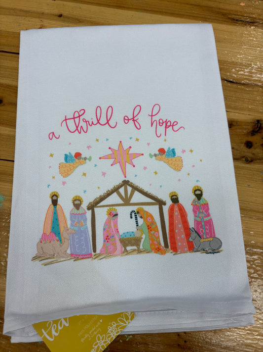 MT Thrill of Hope Tea Towel