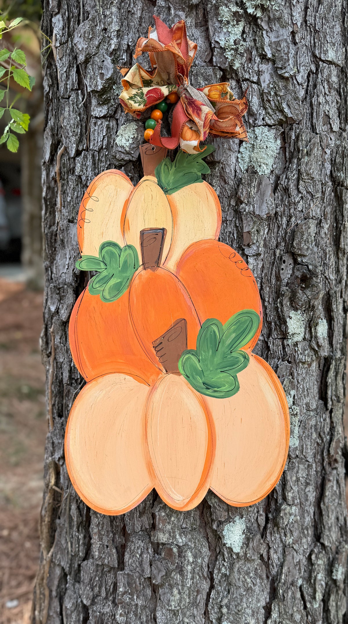 Stacked Pumpkin Door Hanger Class $50 10-3-26 10:00-12:00