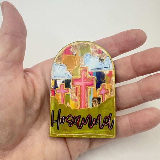 Hosanna Easter Cross Magnet