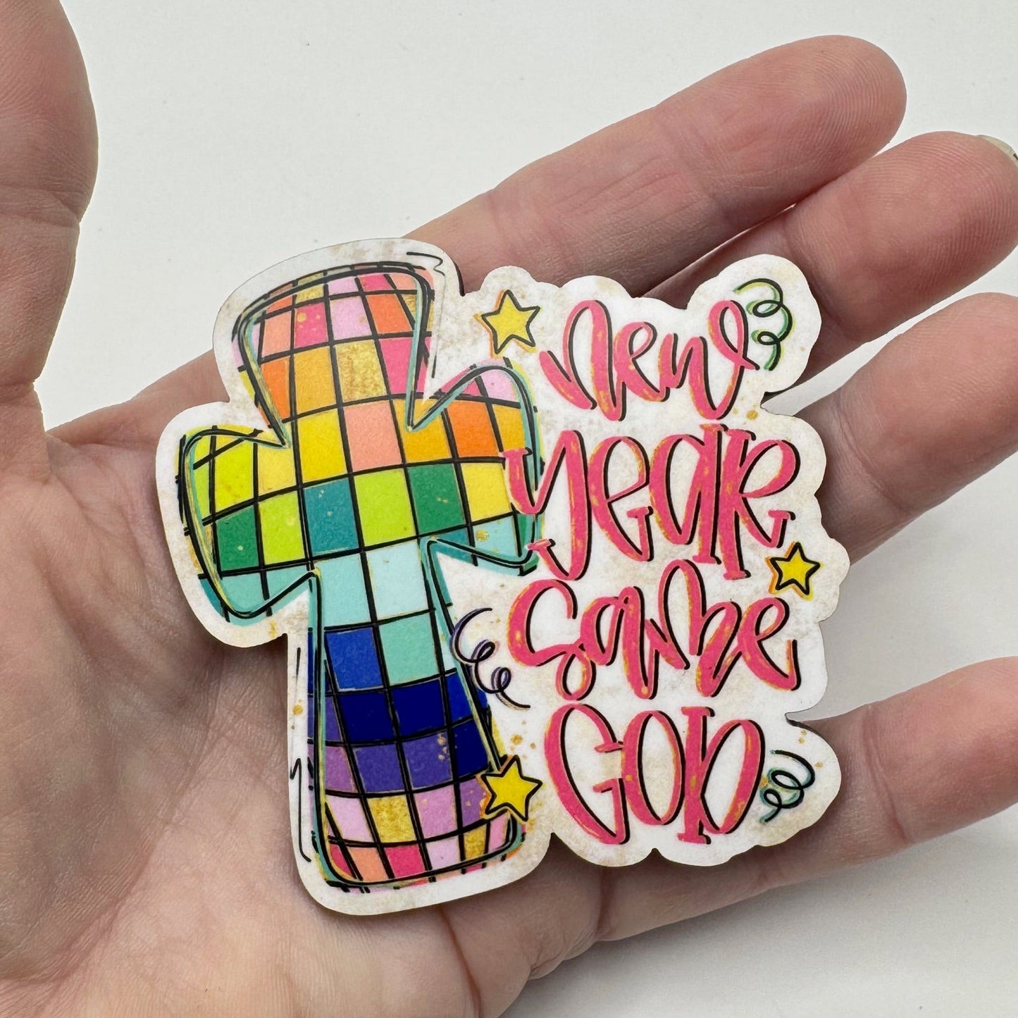 New Year Same God Magnet