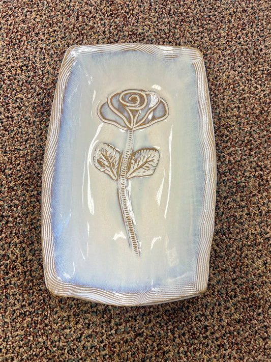 Tab Boren Curved Rose Dish