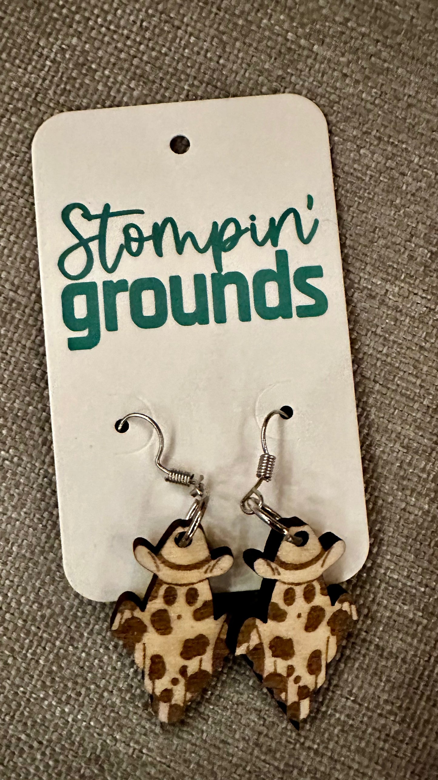 Cowboy Ghost Earrings
