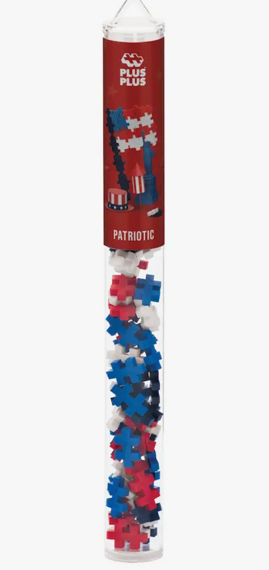 Plus-Plus Tube - Patriotic Mix