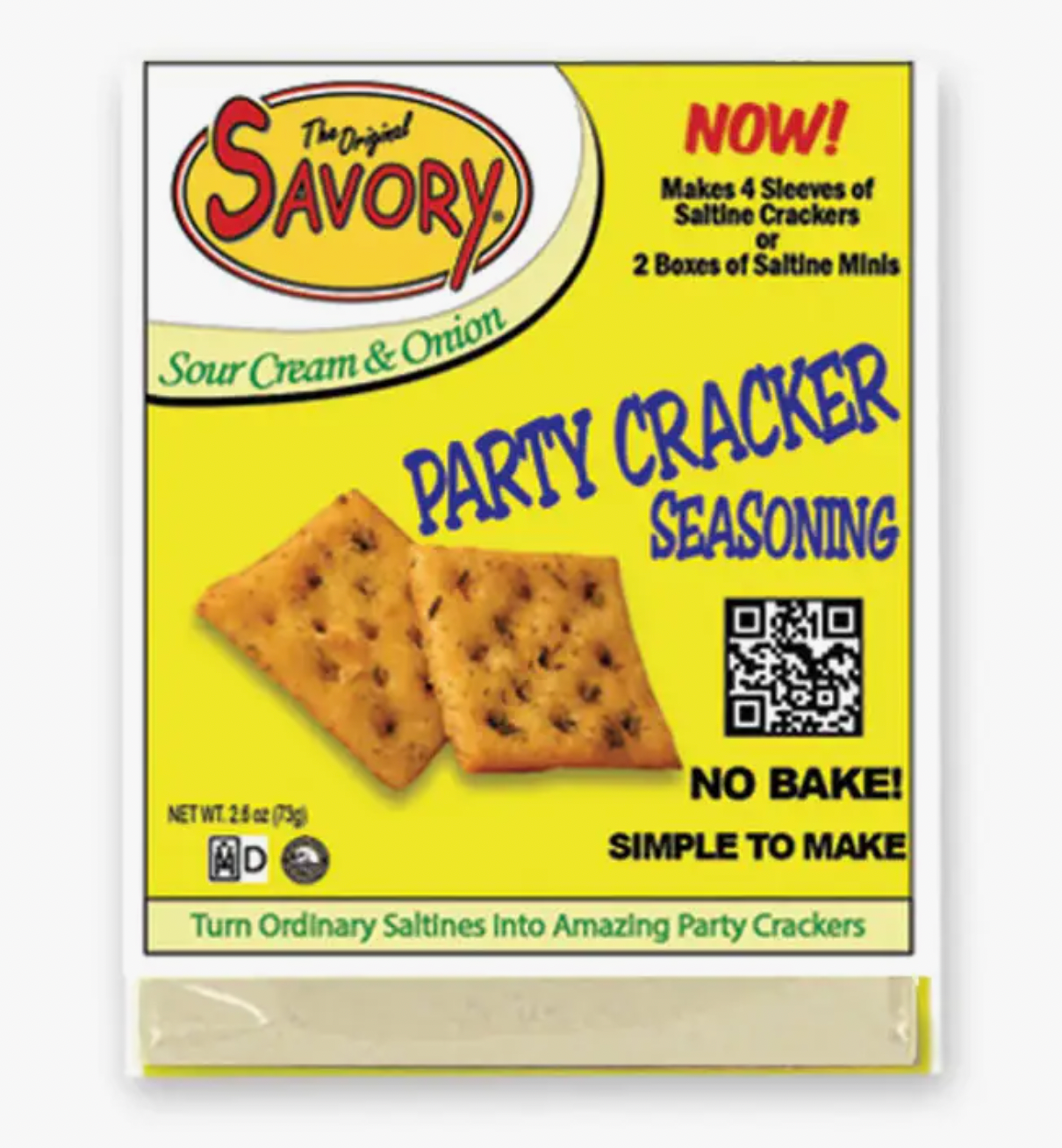 Savory Party Cracker Seasoning - Sour Cream & Onion