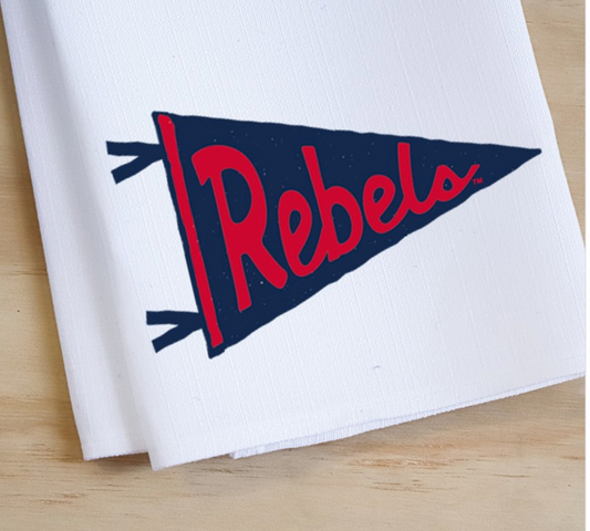 Rebels Pennant Tea Towel