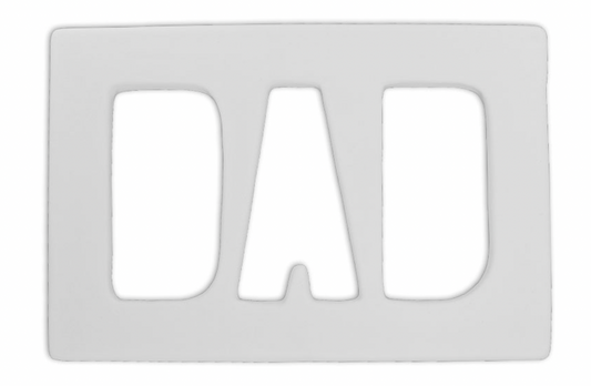 Ceramic "DAD" Picture Frame