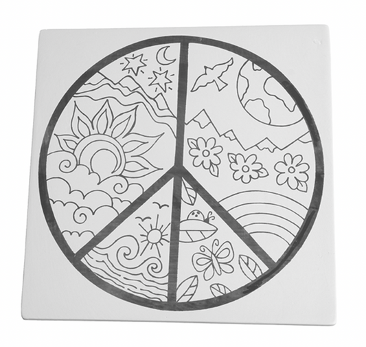 Ceramic Peaceful World TIle