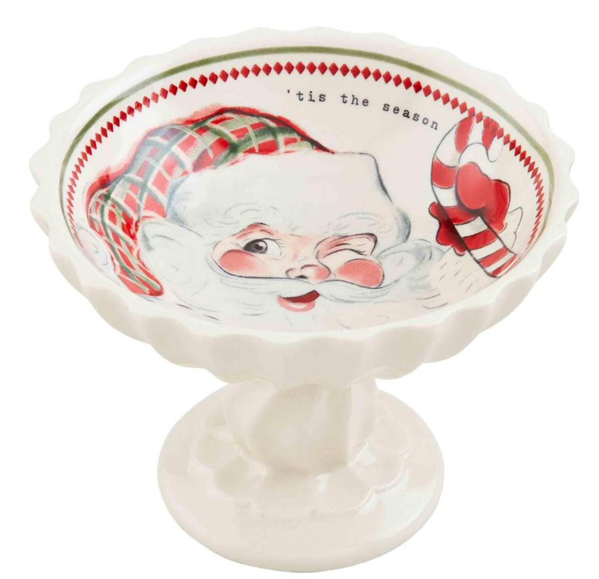 Christmas Vintage Candy Dish