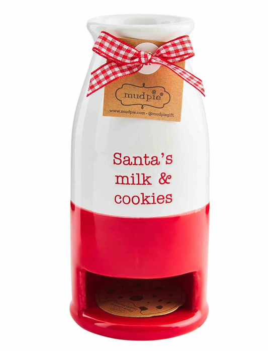 Ceramic Christmas Cookie Bottle Set