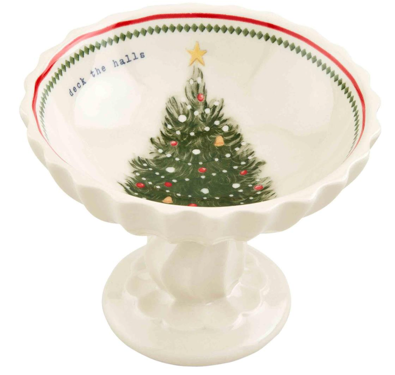 Christmas Vintage Candy Dish