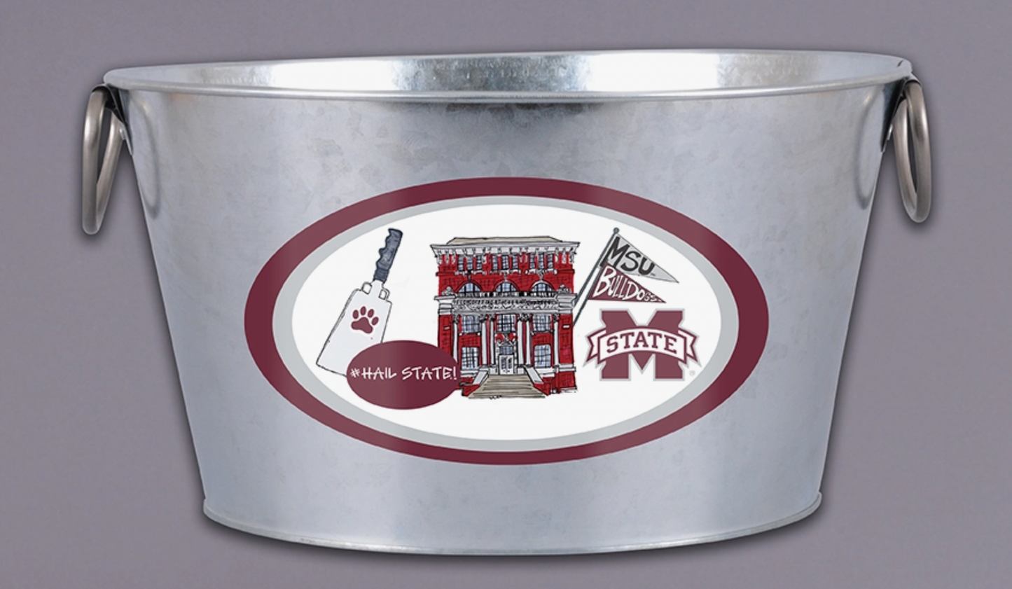 SEC Collegiate Galvanized Bucket