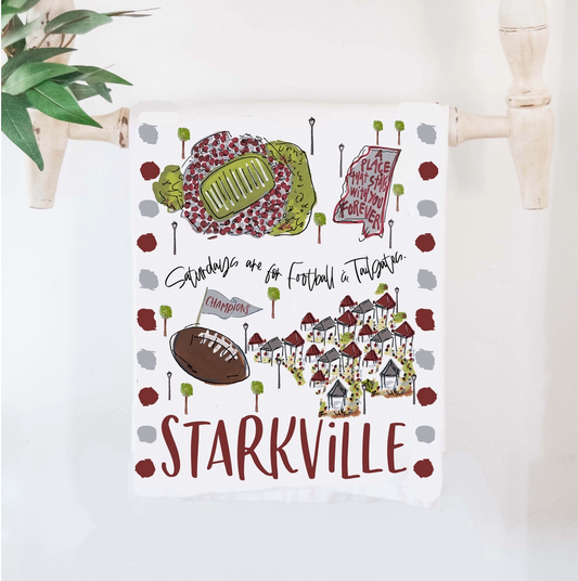 Collegiate Tea Towel