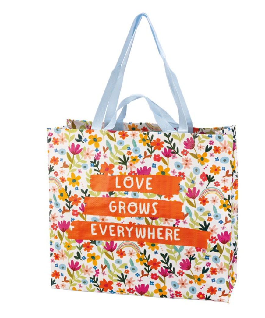Love Grows Everywhere Shopping Tote