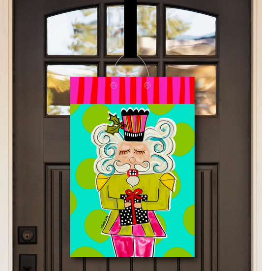 Funky Nutcracker Door Hanger