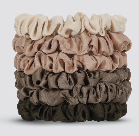 Kitsch Ultra Petite Satin Scrunchies