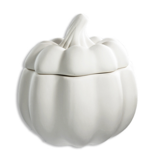 Ceramic Pumpkin Container
