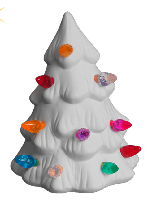 Ceramic Christmas Tree Night Light