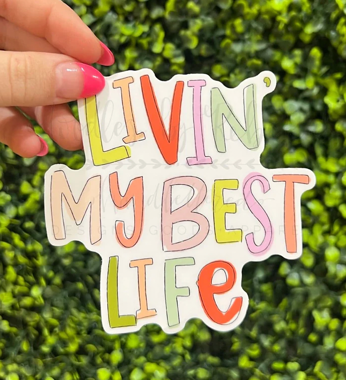 This Is Life Sticker Best Life Sticker – The Stompin' Grounds