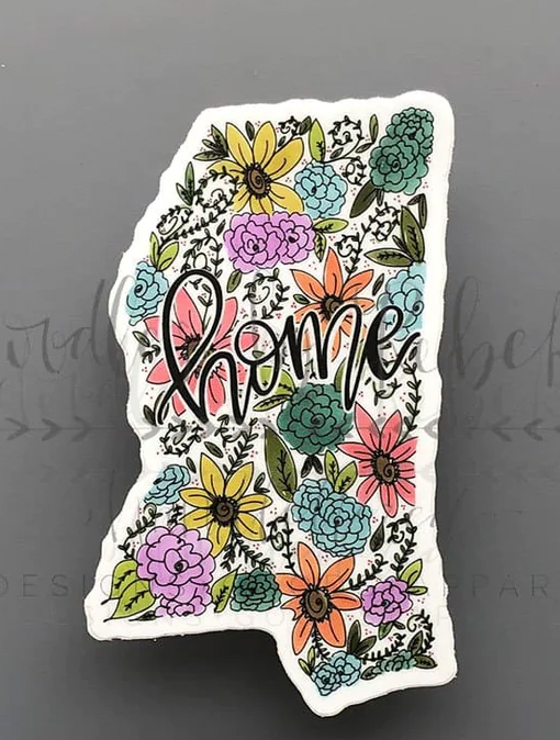Floral MS Sticker