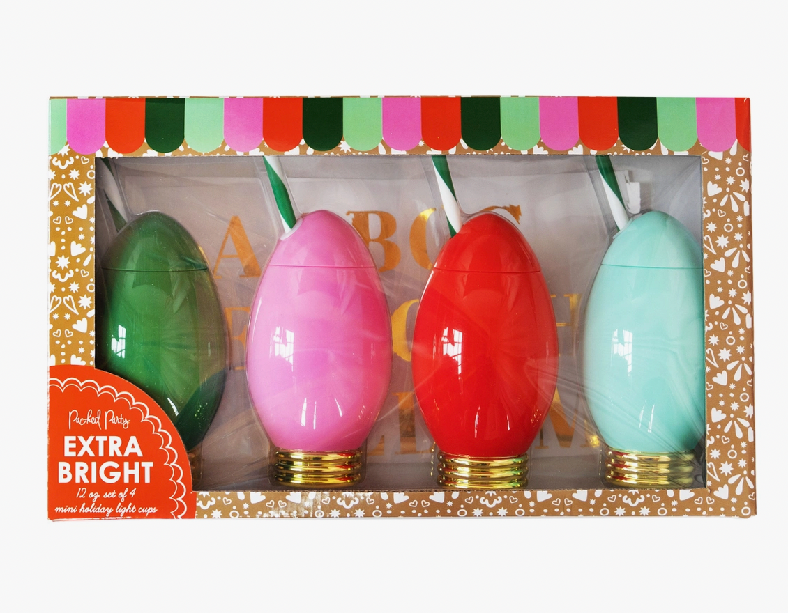 Extra Bright Mini Light Sippers Set of 4