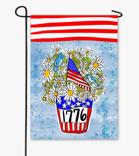 1776 Patriotic Garden Flag