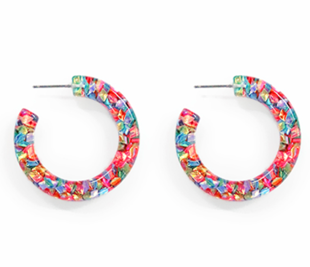 30mm Resin Acrylic Hoops