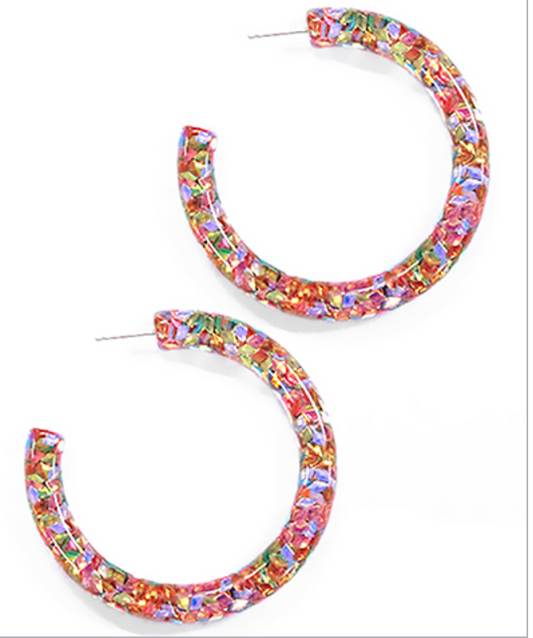 55mm Resin Acrylic Hoops