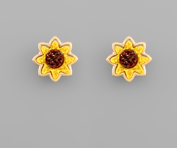 Sunflower Studs